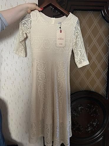 Krem rəngli həkkəli (krujeva) don - Model: FATIMAB20 (etiketdə — 1