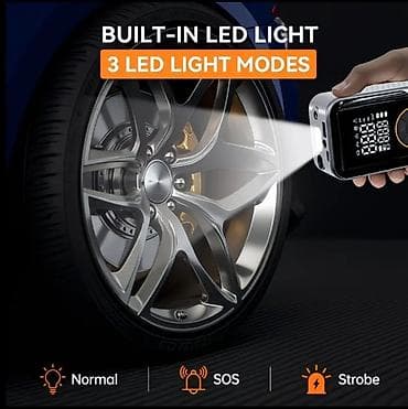 uni z: Ağıllı portativ hava kompressoru – çoxfunksiyalı nasos - Maks — 5