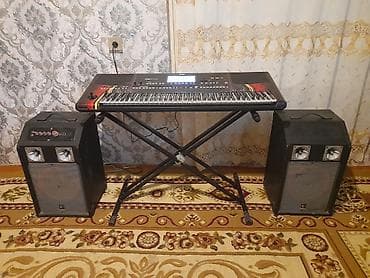 Korg pa600 gt üstünə iki ədəd kalonka