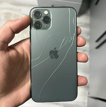 iphone 7 batarya: IPhone 11 Pro, 64 GB, Matte Midnight Green, Face ID — 2