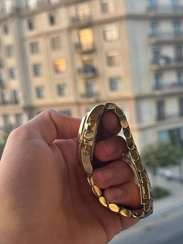 Toy paltarları və aksesuarları: Qol saatı, Michael Kors, rəng - Qızılı — 2