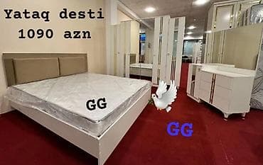 malaziya yataq dəsti: İkinəfərlik çarpayı, Dolab, Termo, 2 tumba, Yeni — 1