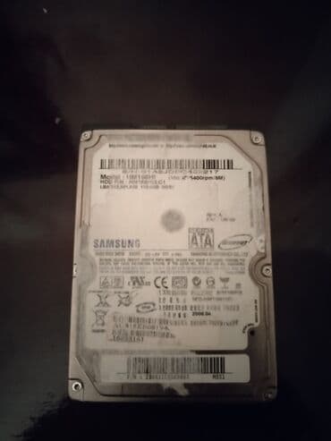 Daxili Sərt disk (HDD) Samsung, < 120 GB, 5400 RPM, 2.5"