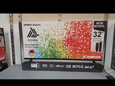 toshiba 108 ekran smart tv: Ficher 32 sm smart tv Ficher Televizor 32inch-82sm — 1