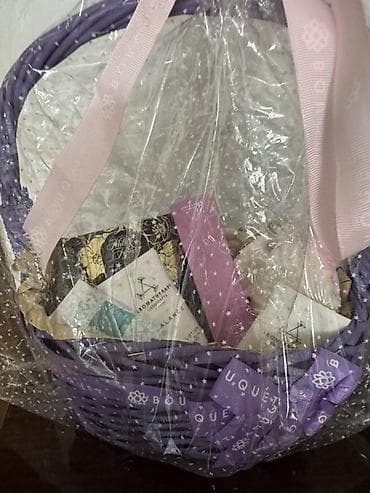 Şamdanlar: Hədiyyə səbəti, Yeni, rəng - Bənövşəyi, Ünvandan götürmə — 6