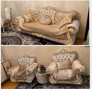 AiseDivan,2 kreslo və jurnalni dəst satılır İdeal vəziyyətdədi təmiz