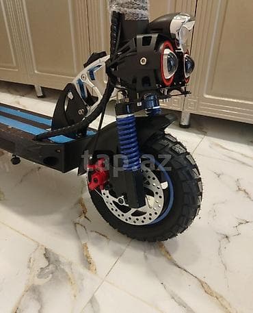Elektrik skuter – AX 5000 E1 - Güclü ikiqat ön faralar və əlavə üst