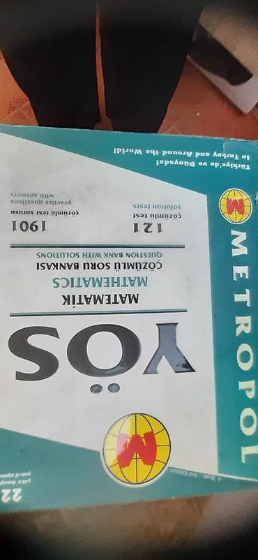 Məhsul: YÖS hazırlıq kitabları dəsti - Metropol Yayınları – — 1