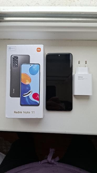 iphone 13 pro green: Redmi Note 11, 128 GB, rəng - Boz, Barmaq izi — 1