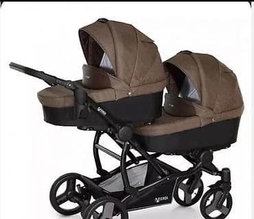 Коляски: Коляска для двойни, Б/у, Возраст: 30 месяцев, Платная доставка, Самовывоз — 1