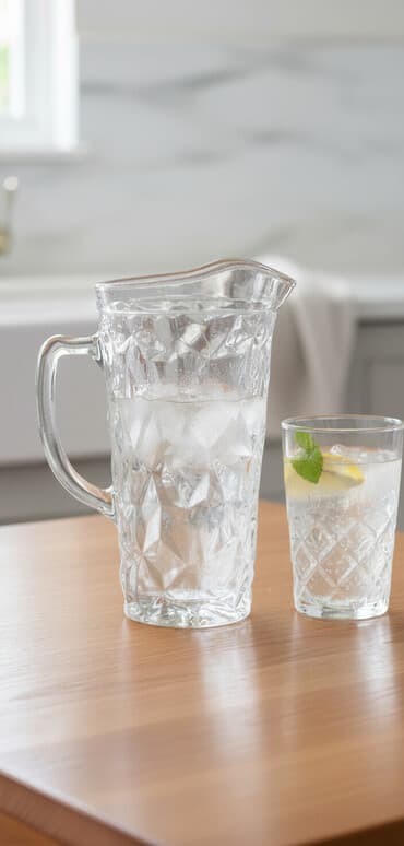 gözel tort şekilleri: Rəng - Ağ, Xrustal, 7, 2 l, Çexiya — 1