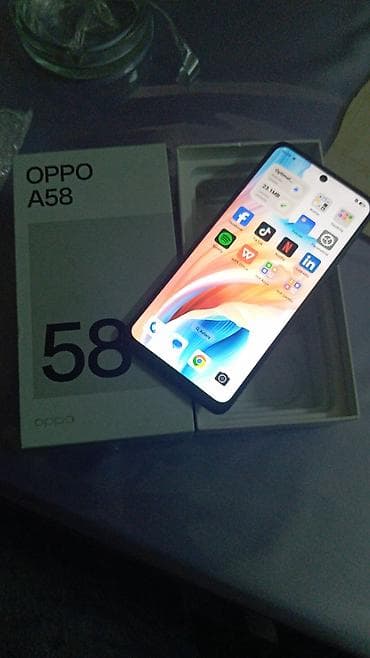 4g: Oppo A58 4G, 128 GB, rəng - Qara — 5