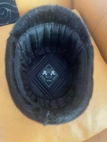 kişilər ucun papaq və şarf dəstləri: Papaq, One size, rəng - Qara — 2