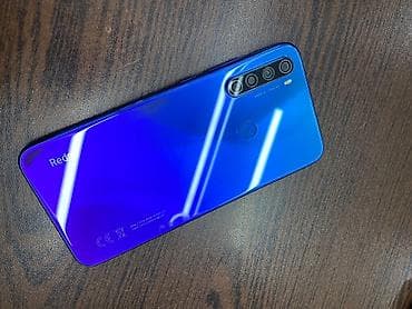 telefon ekranlari: Redmi Note 8, 128 GB, rəng - Mavi, Barmaq izi — 1