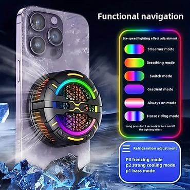 K15 maqnit yarımkeçirici telefon soyuducusu yüksək güclü soyutma