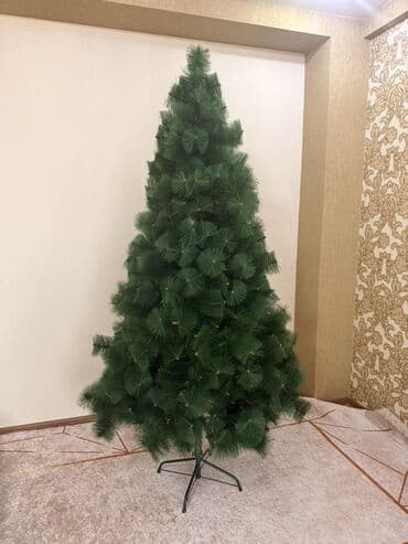 Hədiyyə bağlamaları: Süni şam ağacı – klassik konik formalı, sıx və həcimli budaqlarla — 1