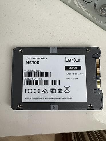 Ноутбуки: Lexar NS100 2.5" SSD, 256GB - Model: Lexar NS100 - Form‑factor: 2.5" — 2