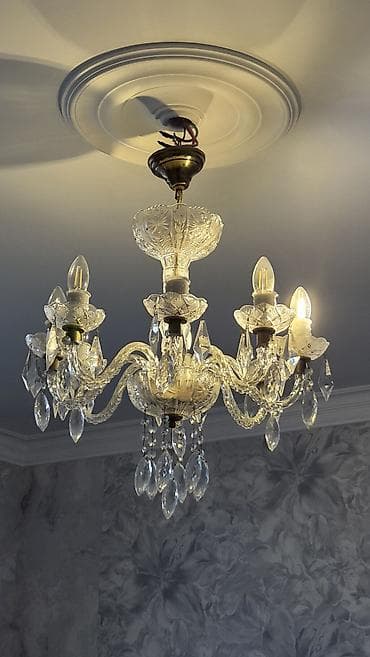 cılcıraq qiymətləri: Çılçıraq, 8 lampa, Xrustal — 2