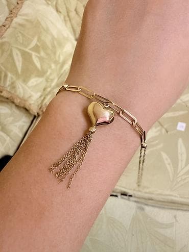 Личные вещи: Браслет, Pandora, Желтое золото, 585 проба — 7