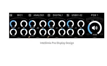ses mixeri: Intellimix PRO Desktop Mixer Faderlər (tənzimləyicilər) xarab olmur — 5