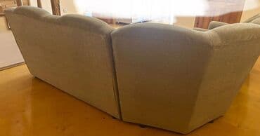 ofis ucun divan: İşlənmiş, Künc divan, 2 kreslo, Divan, Kreslo, Bazalı, Açılmayan — 6