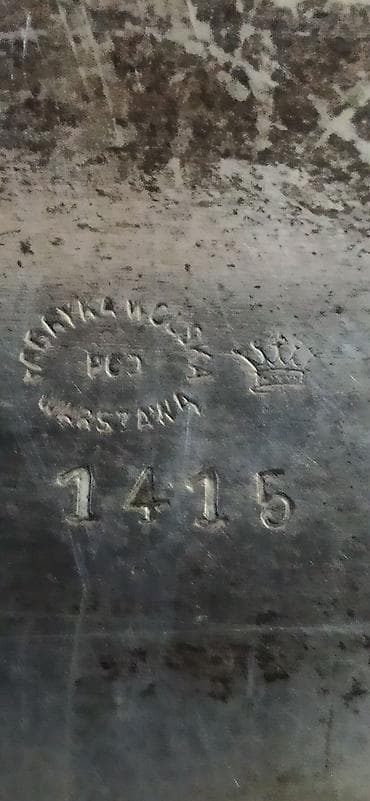 cayniy serviz: Старний Варшава поднос 1860 год размер 55 см на 45 см латун — 4