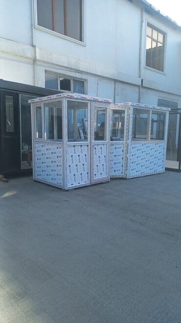 hazır koşk: Mühafizə BUTKASI. AĞ. QARA. ANTRASİT GREY. ŞÜŞƏLİ. PLASTİK — 4