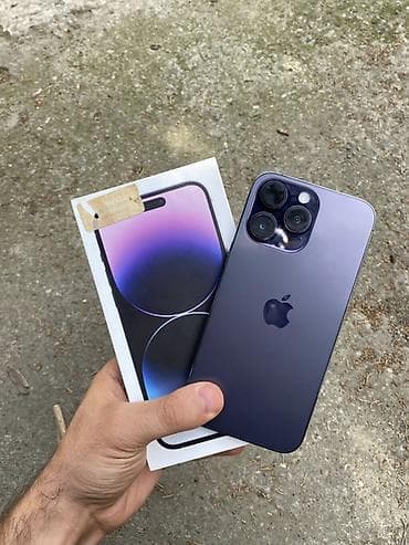 irsad iphone 14: IPhone 14 Pro Max, 256 GB, Deep Purple, Simsiz şarj, Face ID — 3