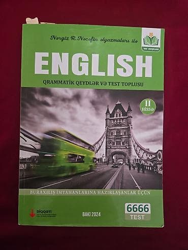 Məhsul: “English – Qrammatik Qeydlər və Test Toplusu (II hissə)” — 1