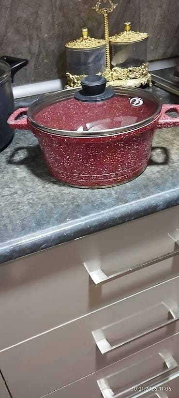 işlənmiş qazan: Qazan, rəng - Mavi — 4