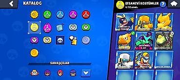 Salam. Tam aktiv şəkildə oynanılmış, içi dolu Brawl Stars hesabımı — 6