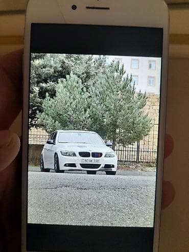 changan benni 2014: BMW 3 Series E90 sedan – ağ rəng, sport paketli görünüş. Əsas — 4