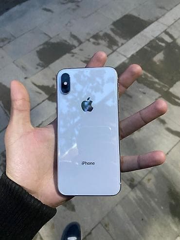 IPhone X, 64 GB, Ağ, Face ID