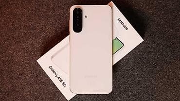 samsung 14: Samsung Galaxy A55, 128 GB, rəng - Çəhrayı, Barmaq izi — 2