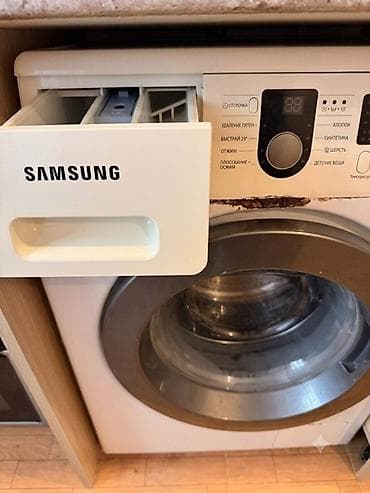 islenmis soba: Paltaryuyan maşın Samsung, 6 kq, İşlənmiş, Avtomat, Qurutmasız — 2