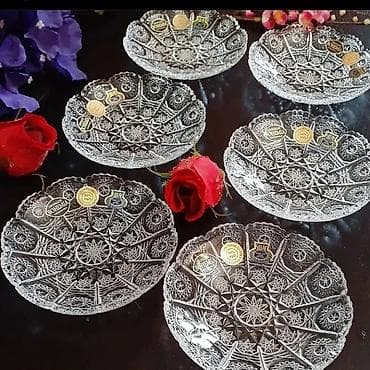 Çex xrustal.Murebbe ve ya limon ucun. 6 ededi 55 azn