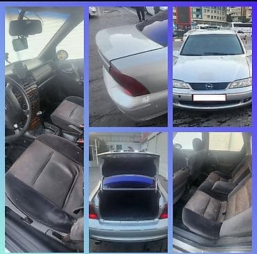 cihazlar paneli: Opel Vectra B sedan - Gövdə tipi: sedan, gümüşü rəng - Salon: parça — 3