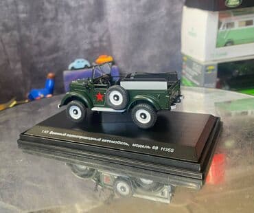 metbex tavan modelleri: Коллекционная модель ГАЗ-69 Парадный зеленый 1965 НАШ Автопром — 20