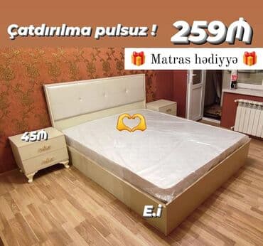 taxt dəsti 50 m: İkinəfərlik çarpayı — 1