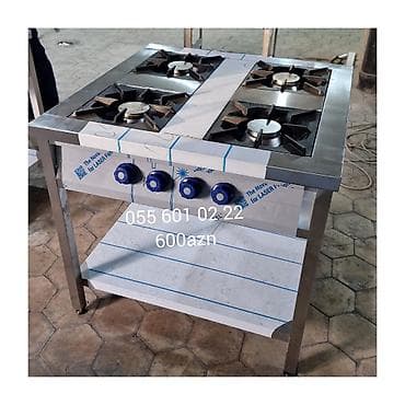 soba silver: Газовая печь, Для еды — 1