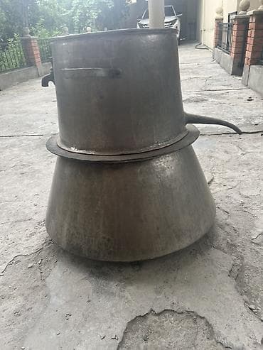 od samavarı: Nane suyu ceken Mis qazan dəsti – samovar tipli qaynadıcı-kazan - — 4