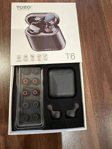 bluetooth qulaqciq: TOZO T6 simsiz qulaqlıq Istifade olunmamish, lazim olmadiqi uchun — 2