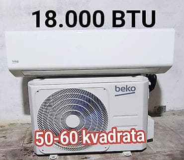 Кондиционер Beko, Б/у, 50-60 м², Сплит-система, Нет кредита, Платная установка