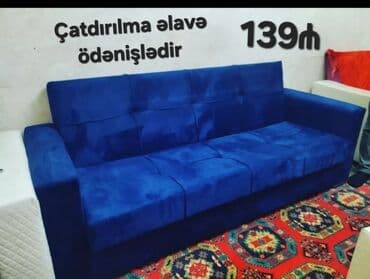 künc divan dəstləri: Divan, Yeni, Açılan, Bazalı, Parça, Ödənişli çatdırılma — 2
