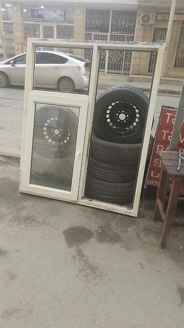 pencere susesi: Təkqat şüşə paketi Plastik pəncərə, Еni: 125 sm, Uzunluğu: 135 sm — 2