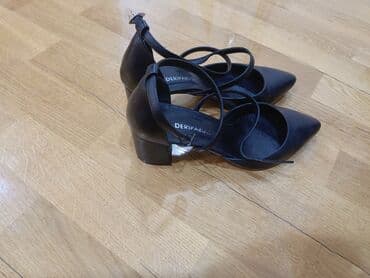 Tuflilər, Ölçü: 39, rəng - Qara, İşlənmiş