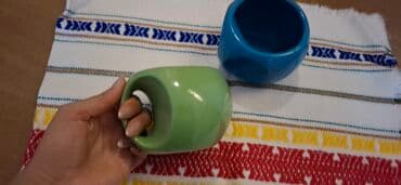 yan bardak: Fincanlar, Keramika, 2 ədədli dəst — 2