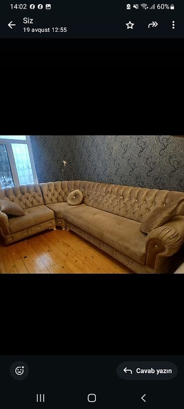 Другая мебель: Divan satılır 300₼. bazalıdır. ünvan Xırdalan. 9501. Fatimə99 — 1
