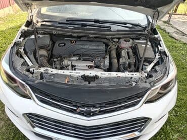 chevrolet matiz: Chevrolet Cruze sedan – ağ rəng, Ecotec benzin mühərriki və avtomatik — 1