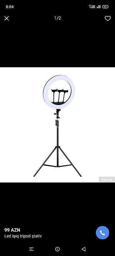gopro aksesuar: ✅led rgb işiq tripod ✅i̇dare etme pultu var ✅3 telefon tutacaği ✅18 — 2